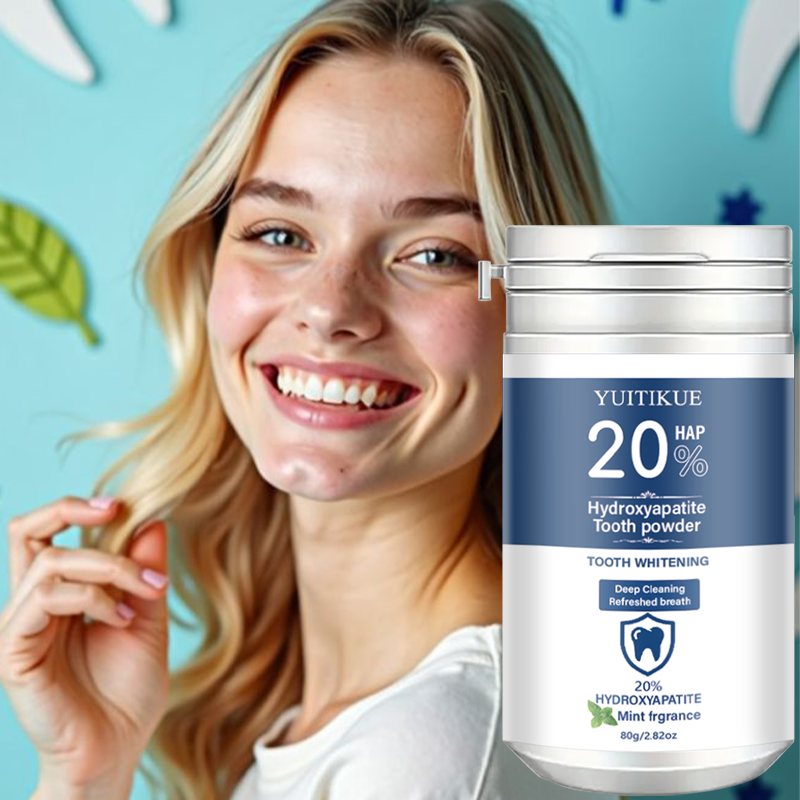 Teeth Whitening Hismile - Yuitikue 20% Hydroxyapatite Tooth Powder, Mint