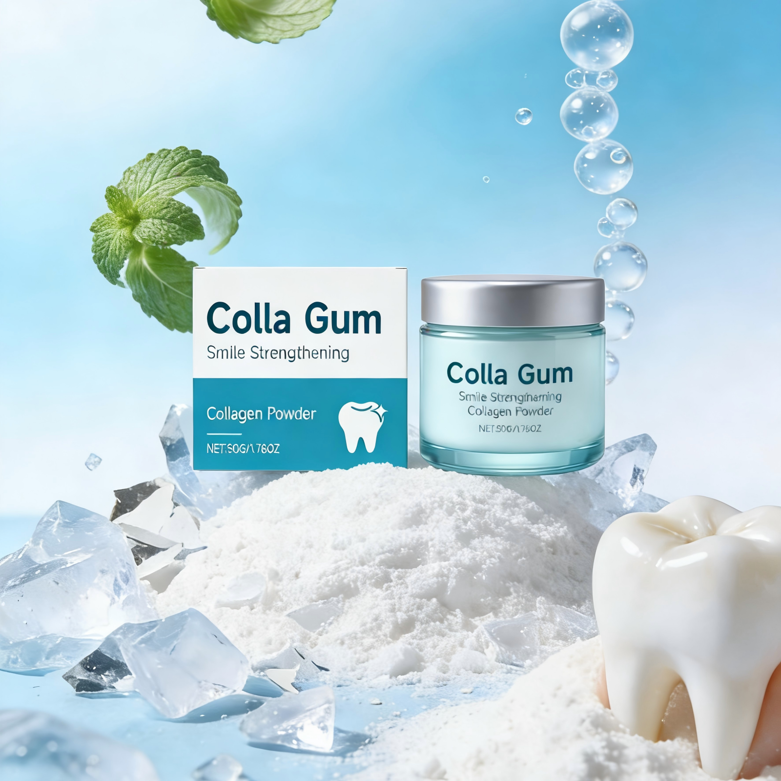 Teeth Whitening Naturally - Tooth Powder for Brushing Teeth Whitening