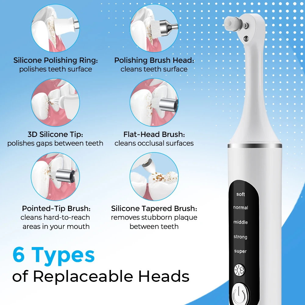 Electric Tooth Polisher Teeth  - Teeth Whitening Kit With Light recensie en prijs