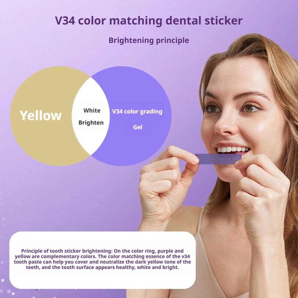 42Pairs V34 Purple Teeth White - Teeth Whitening Crest recensie en prijs