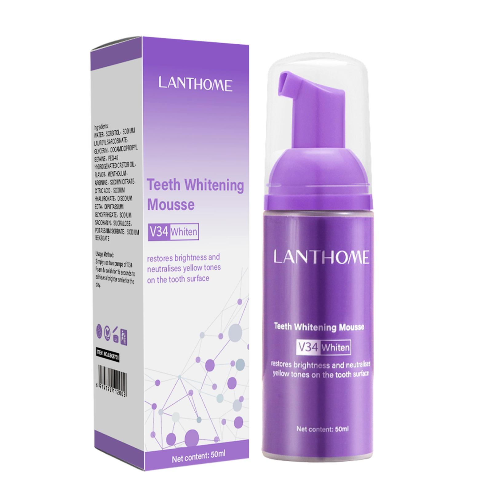V34 Mousse Teeth Cleaning Toot - Teeth Whitening Crest recensie en prijs
