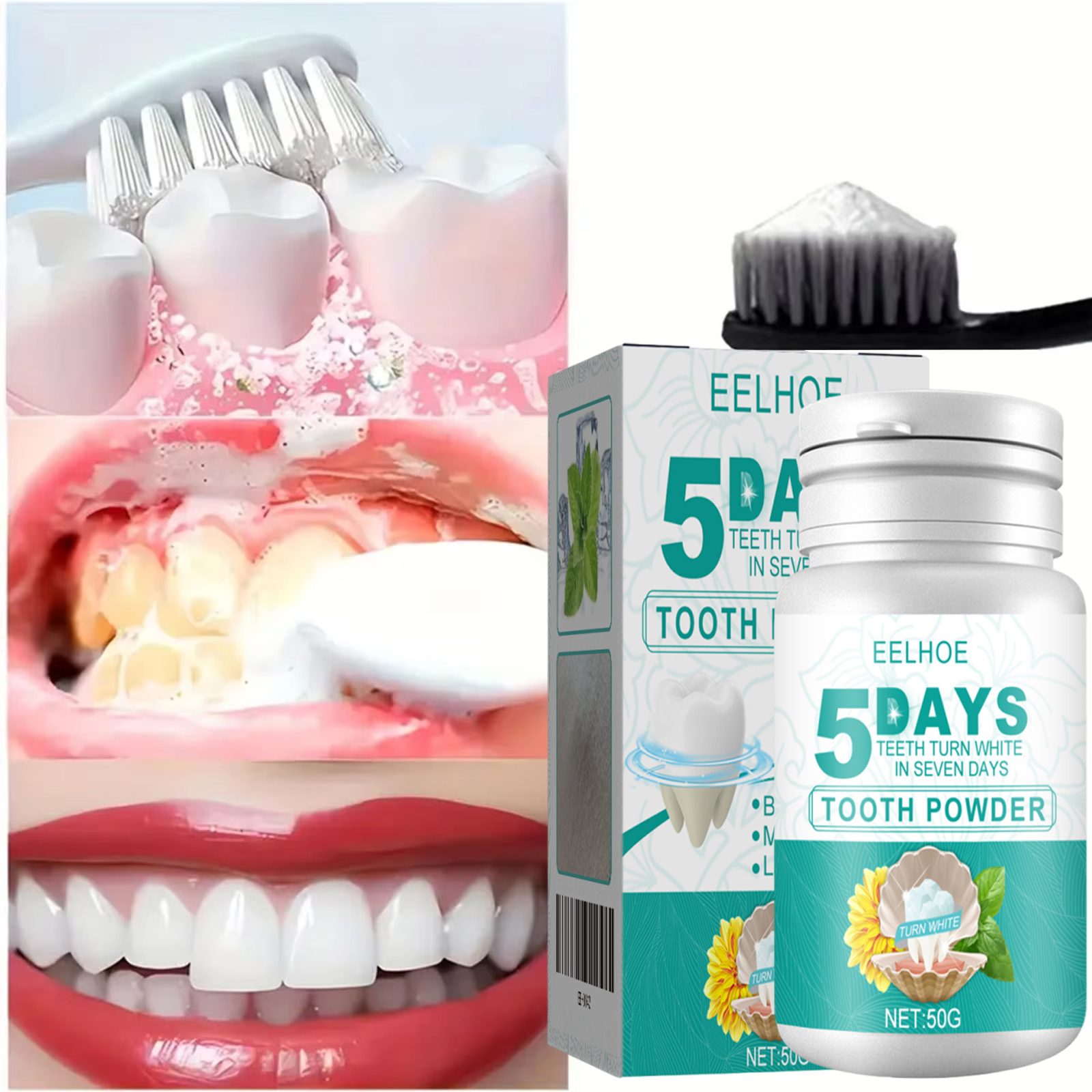 Mint Tooth Powder Fresh Breath - Teeth Whitening Ingredients recensie en prijs