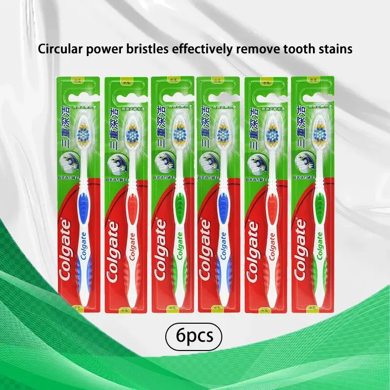 Colgate 6pcs Adult Soft Bristl - Teeth Whitening In Office recensie en prijs