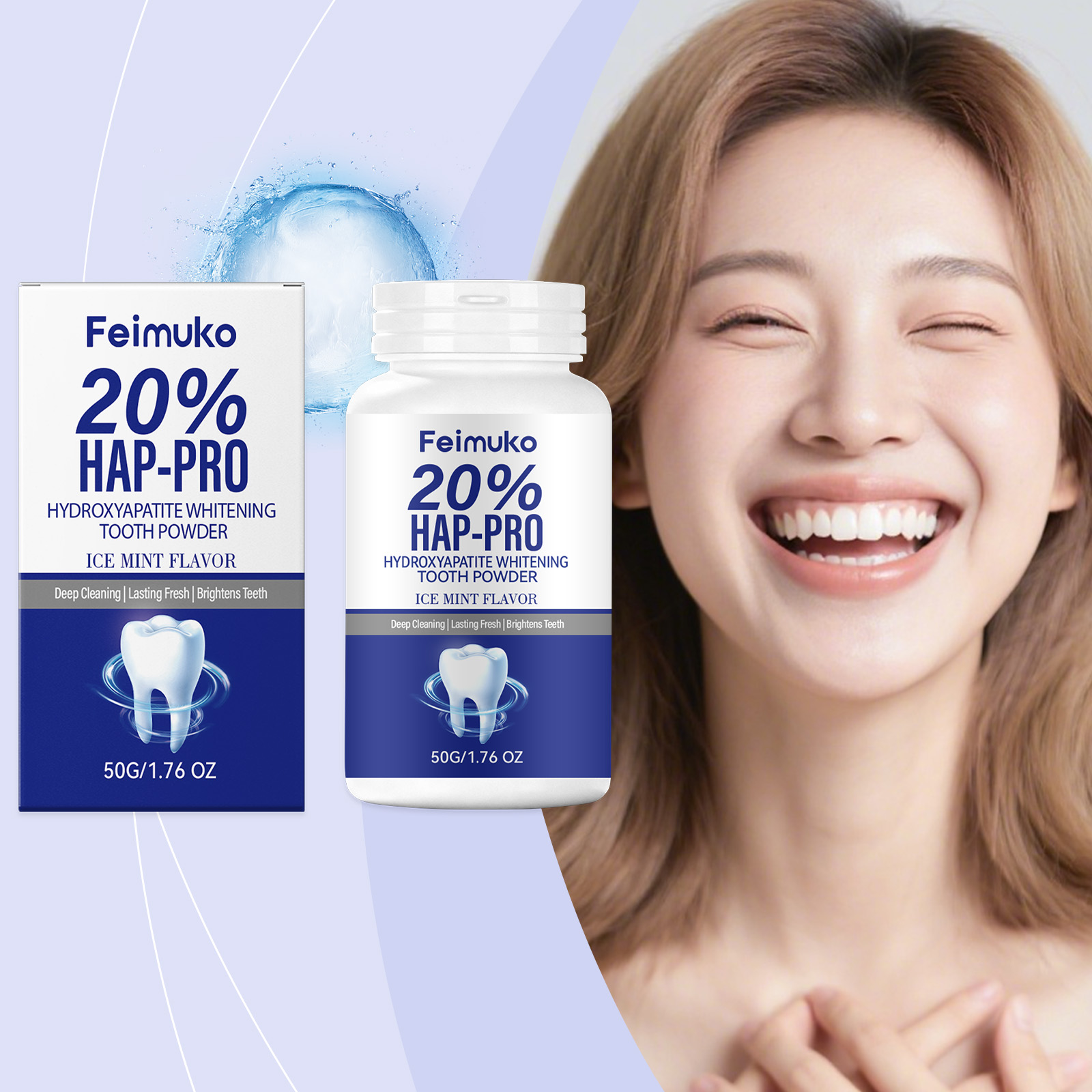 20% Hydroxyapatite Tooth Powde - Teeth Whitening Hismile recensie en prijs