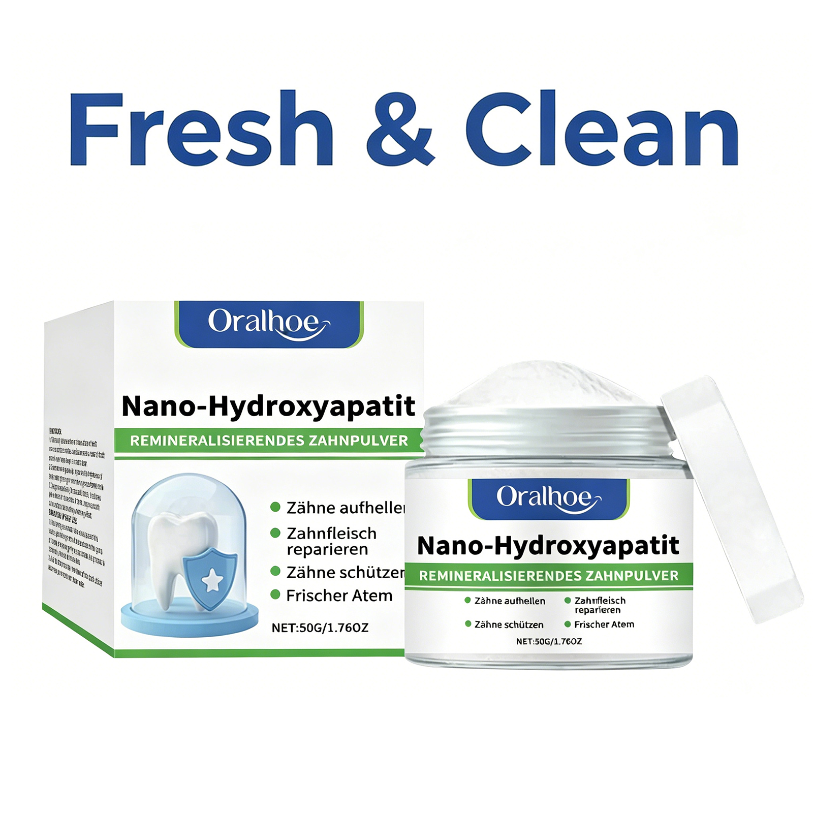 50g Nano-Hydroxyapatite Tooth  - Teeth Whitening Ingredients recensie en prijs