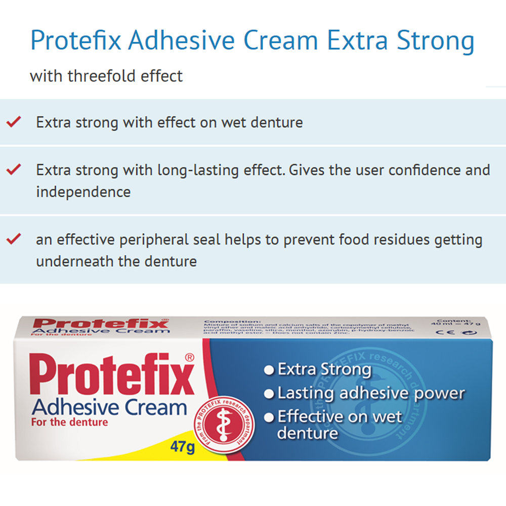 Protefix Adhesive Cream For De - Teeth Whitening Ingredients recensie en prijs