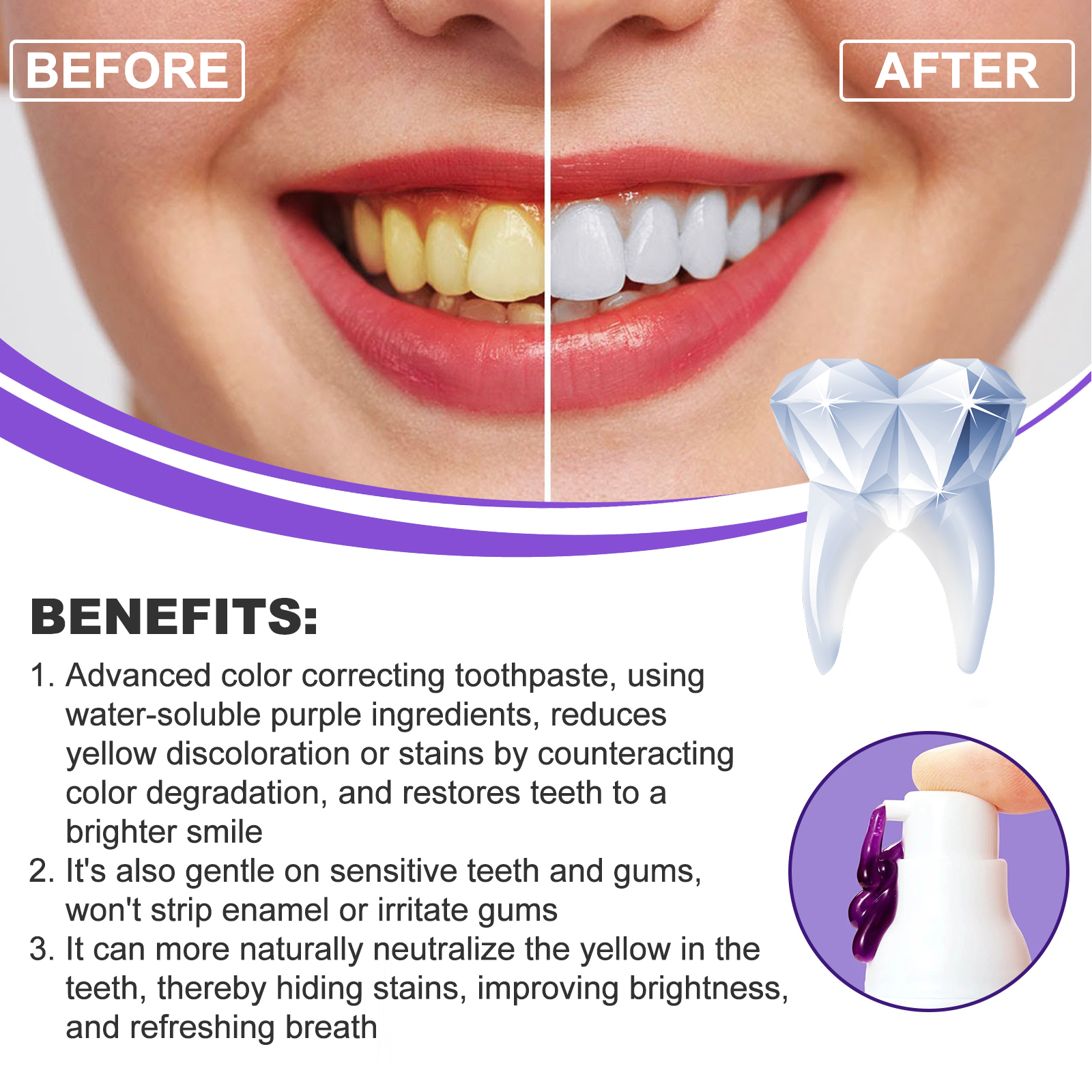 EELHOE Smiles Bright White Ref - Teeth Whitening Ingredients recensie en prijs