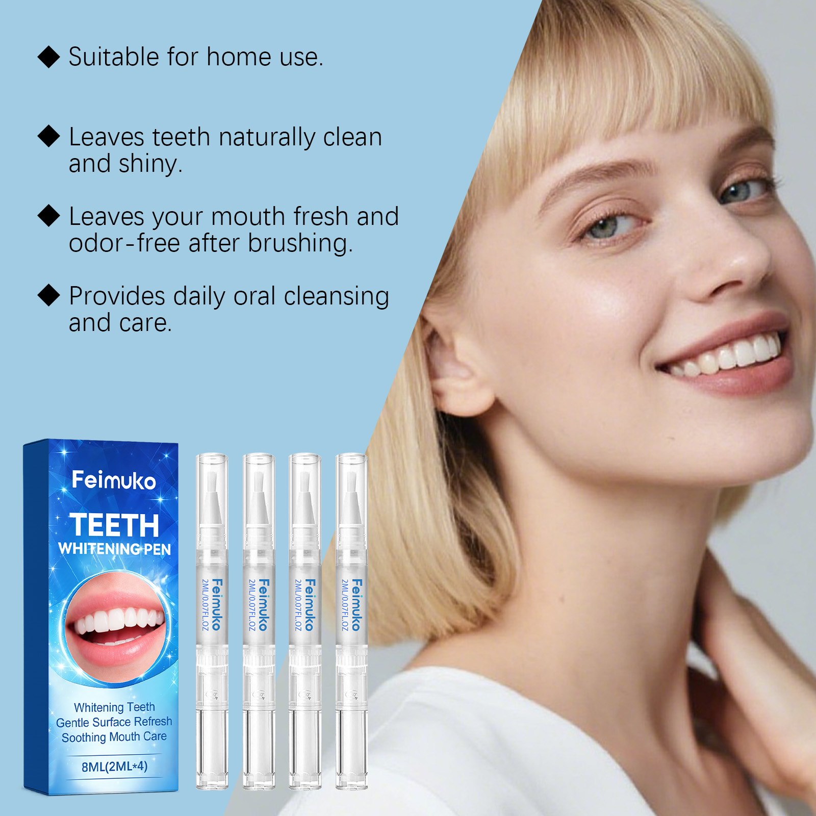 Feimuko 8ml Teeth Gel Pen Gent - Teeth Whitening Hismile recensie en prijs