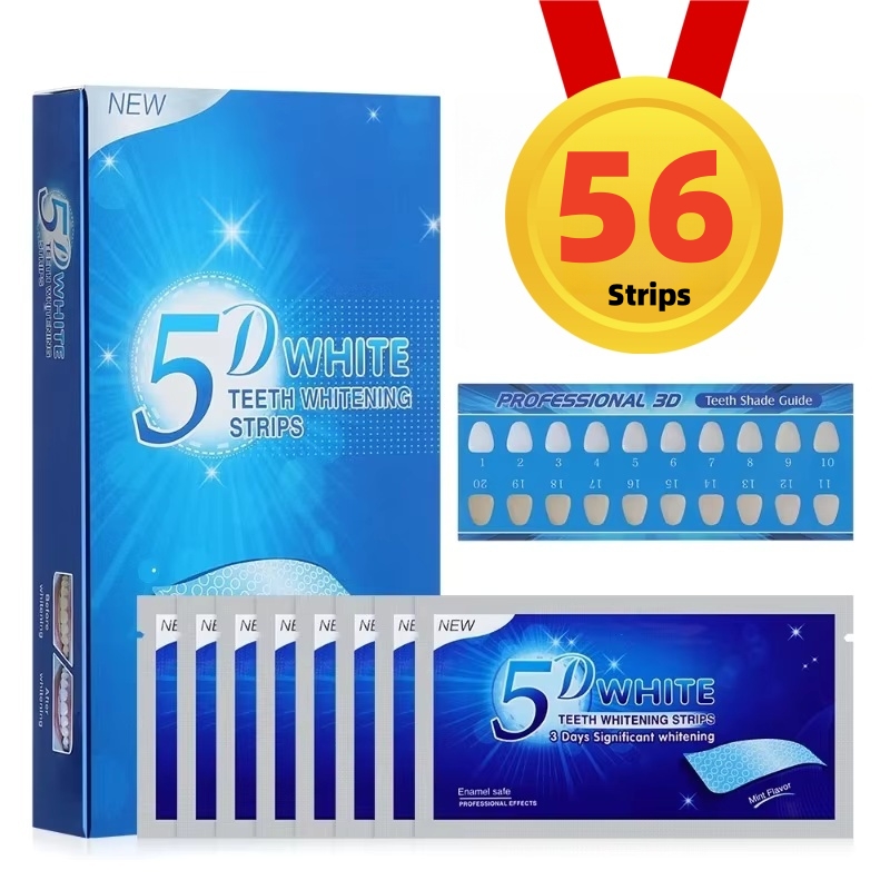 5D Teeth Whitening Strips 56 S - Teeth Whitening Crest recensie en prijs