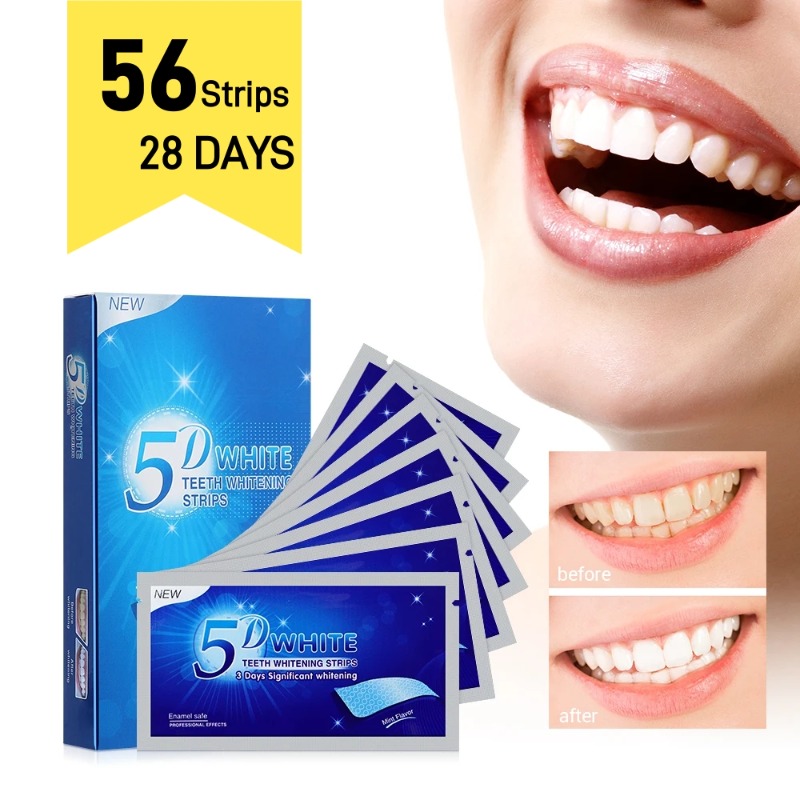 5D Teeth Whitening Strips 56 S - Teeth Whitening Crest recensie en prijs