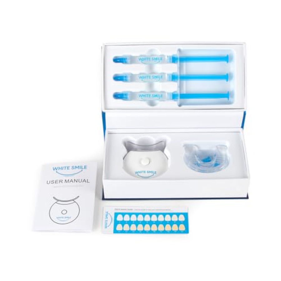 WHITE SMILE Teeth Whitening Ki - Teeth Whitening Kit With Light recensie en prijs