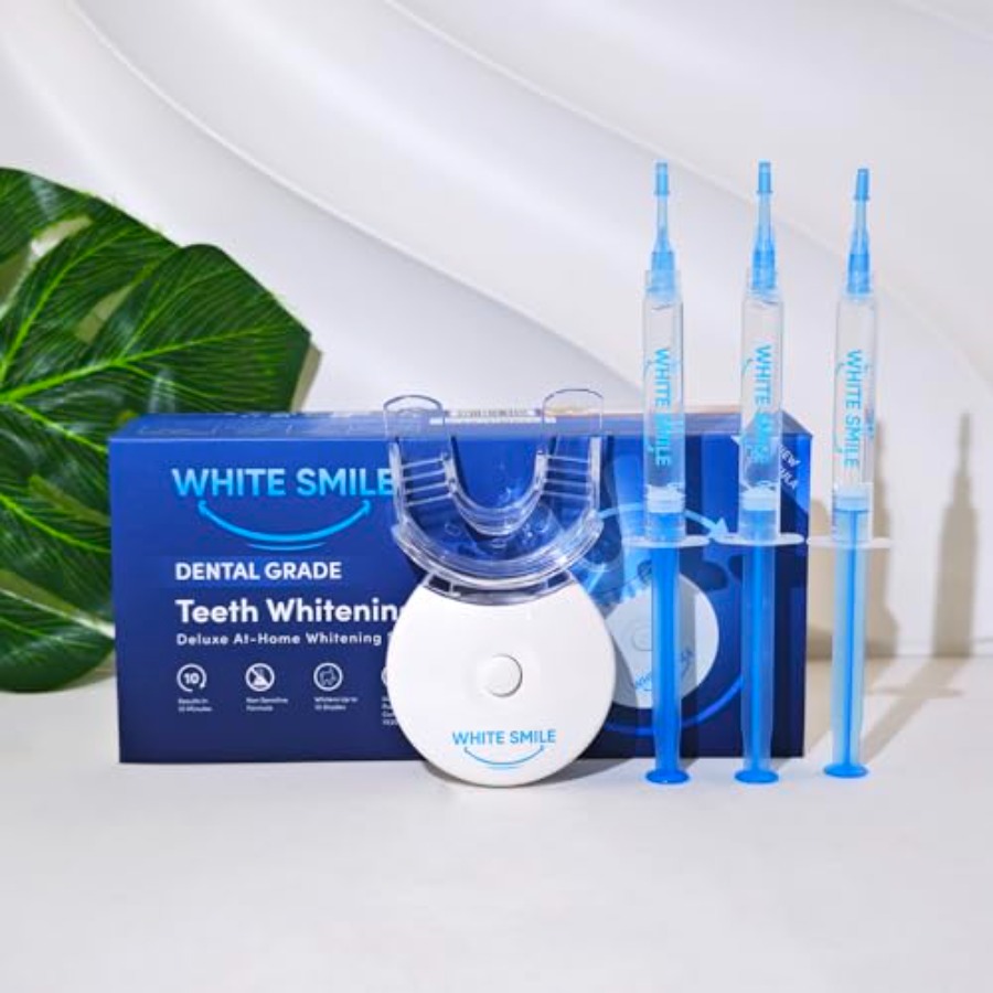 WHITE SMILE Teeth Whitening Ki - Teeth Whitening Kit With Light recensie en prijs