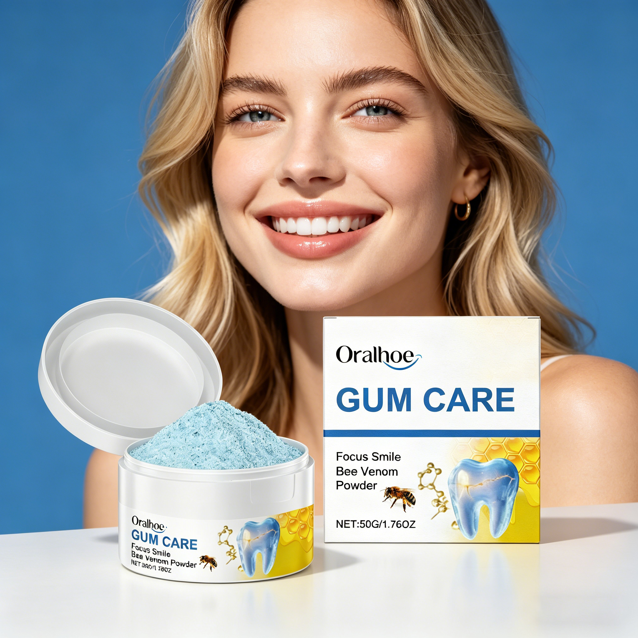 ORALHOE 50g Bee Venom Powder R - Teeth Whitening Ingredients recensie en prijs