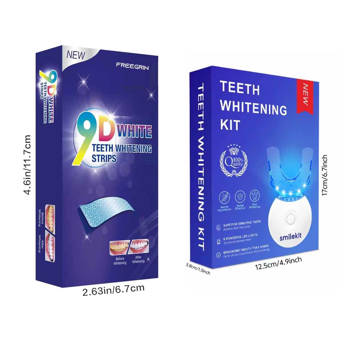 Teeth Whitening Kit - 5X LED L - Teeth Whitening Kit With Light recensie en prijs