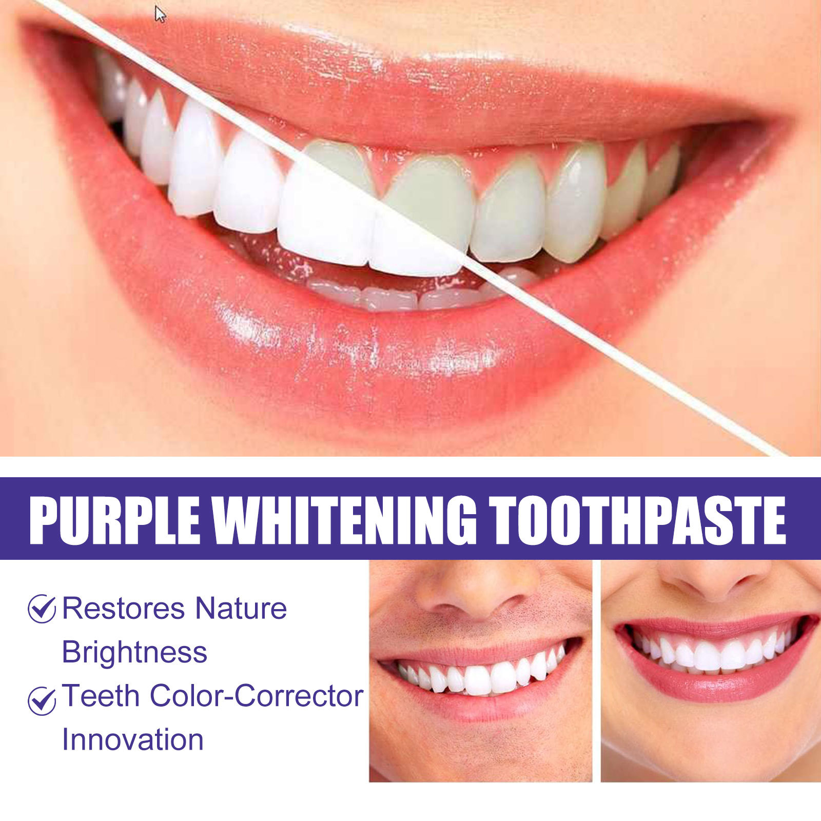 Purple Toothpaste Teeth Whiten - Teeth Whitening Crest recensie en prijs