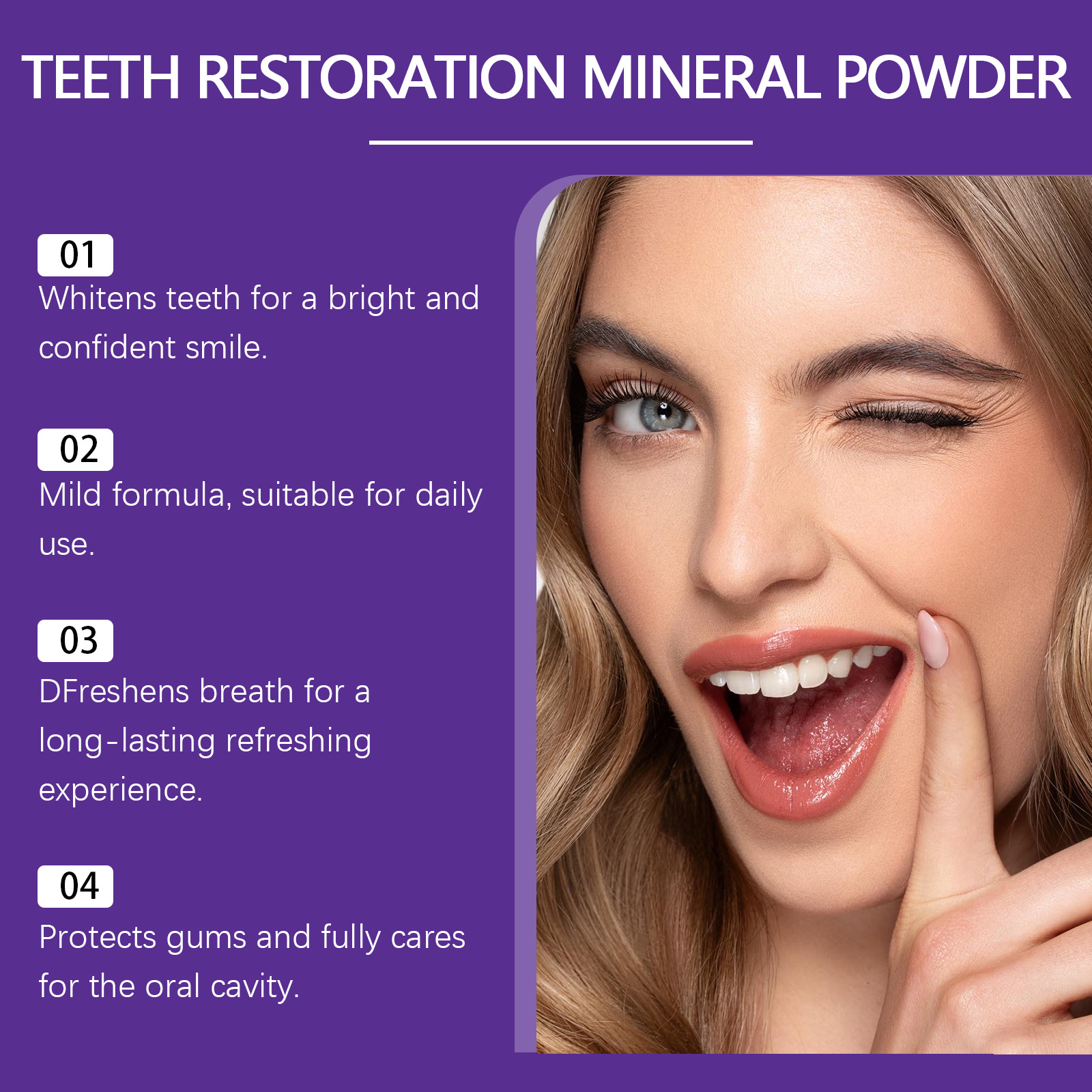 Teeth Restoration Mineral Powd - Teeth Whitening Hismile recensie en prijs