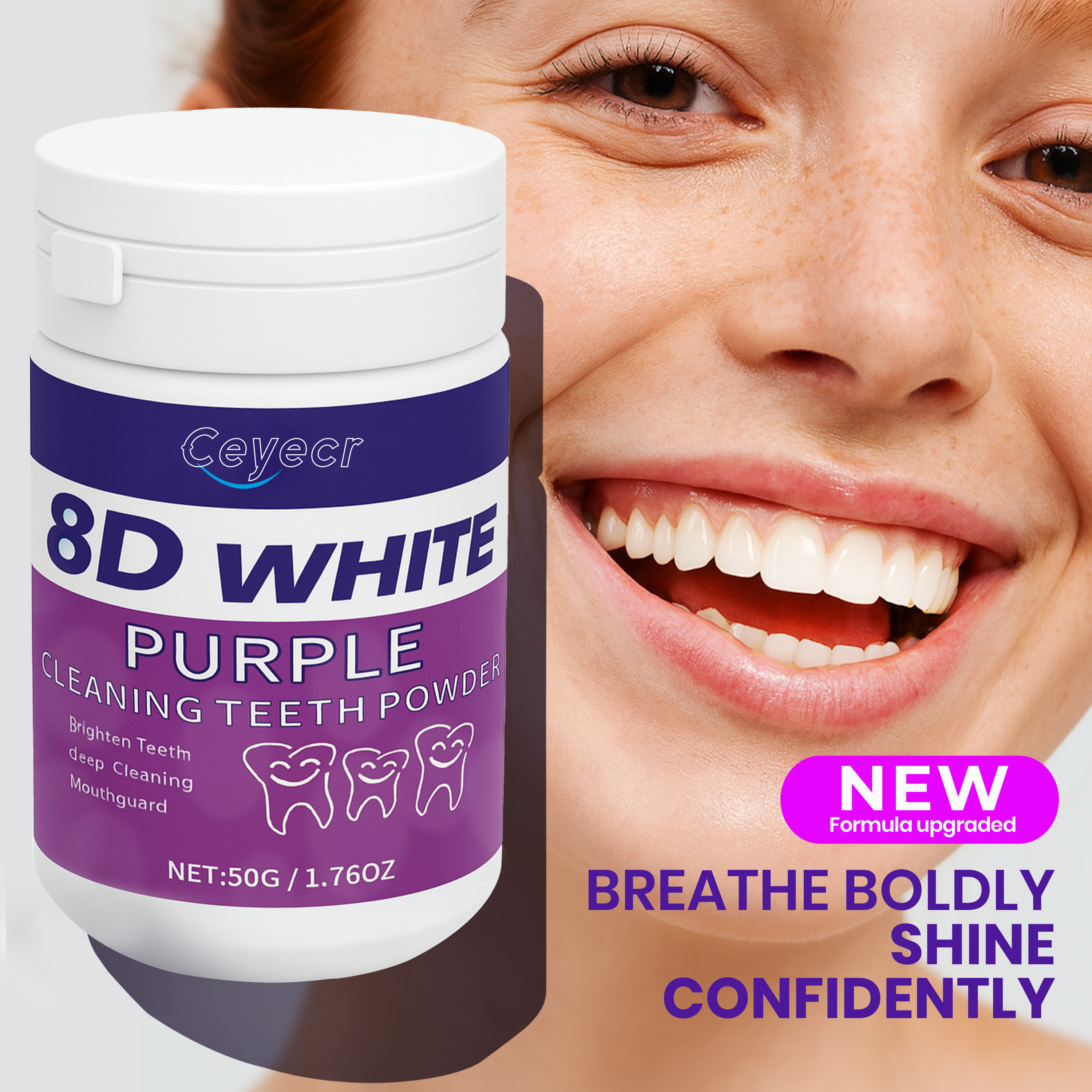 8D white Teeth Whitening Powde - Teeth Whitening Ingredients recensie en prijs