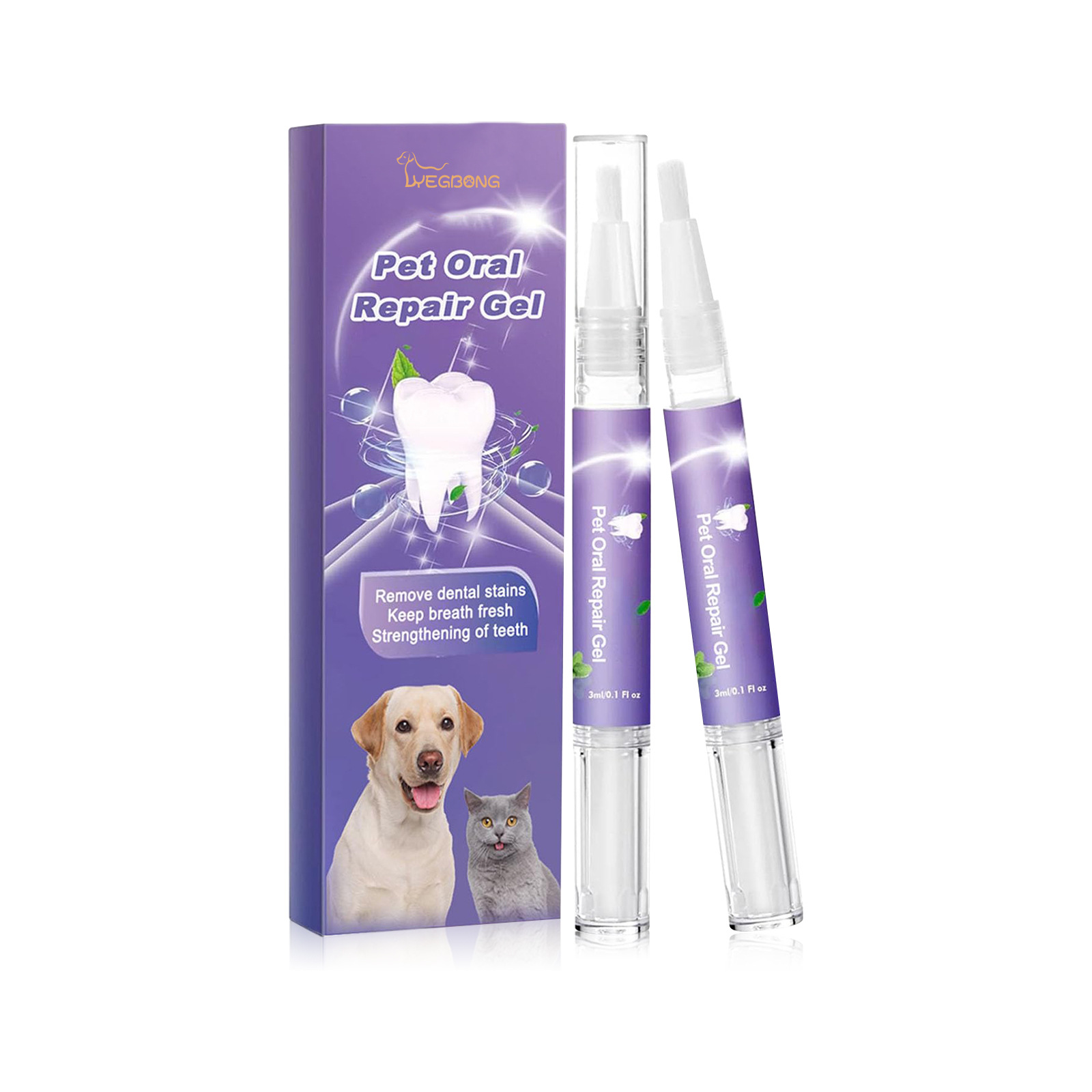 Pet Oral Repair Gel Puppy Tart - Teeth Whitening Hismile recensie en prijs