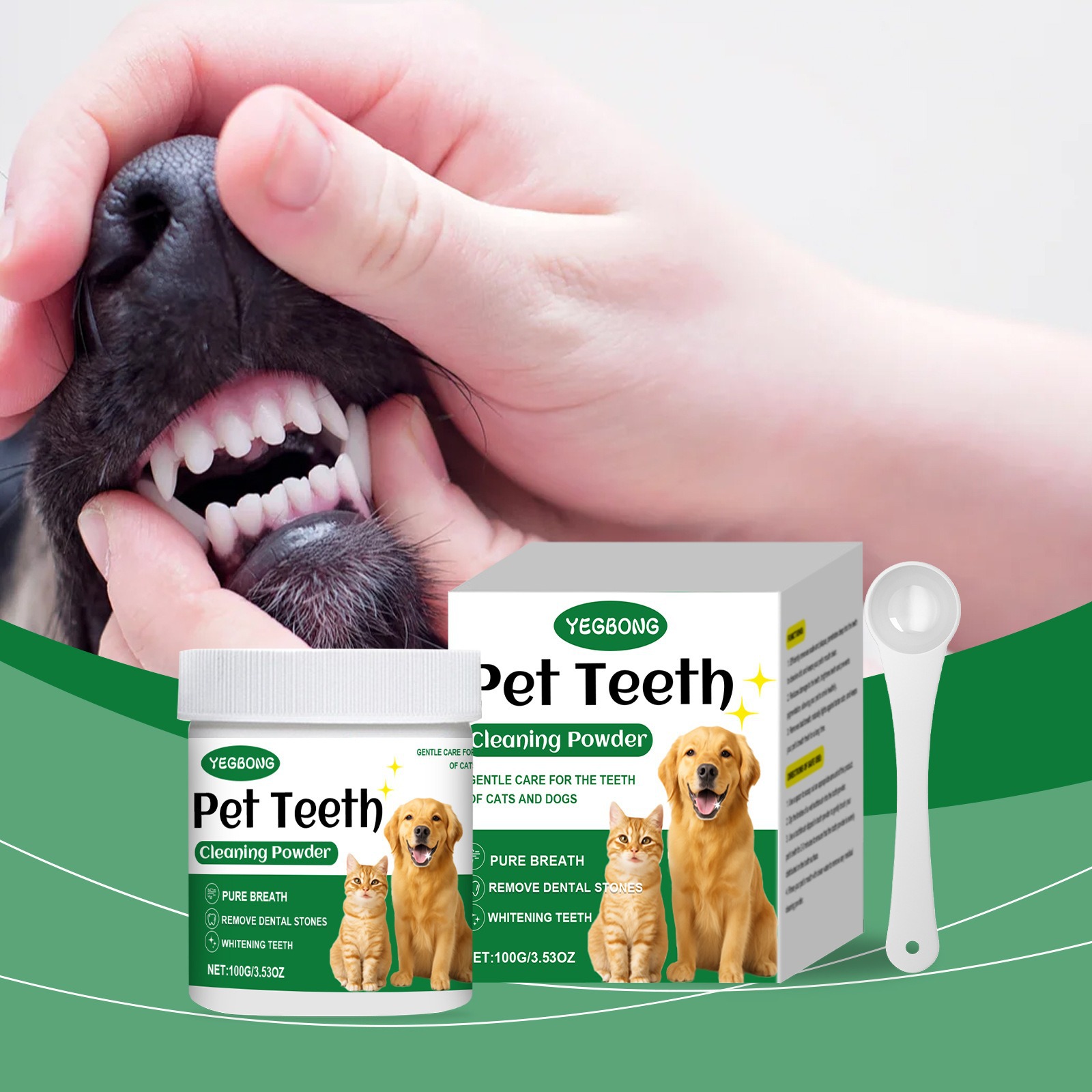 Pet Teeth Cleaning Powder Redu - Teeth Whitening Hismile recensie en prijs