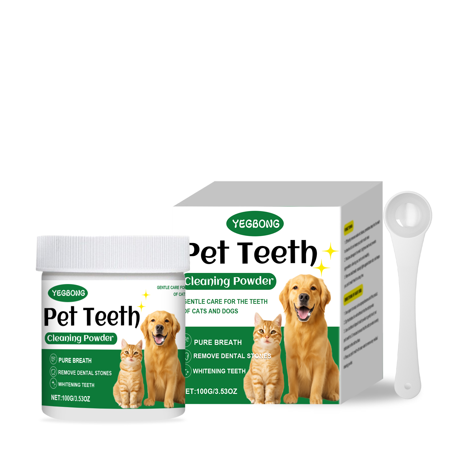 Pet Teeth Cleaning Powder Redu - Teeth Whitening Hismile recensie en prijs