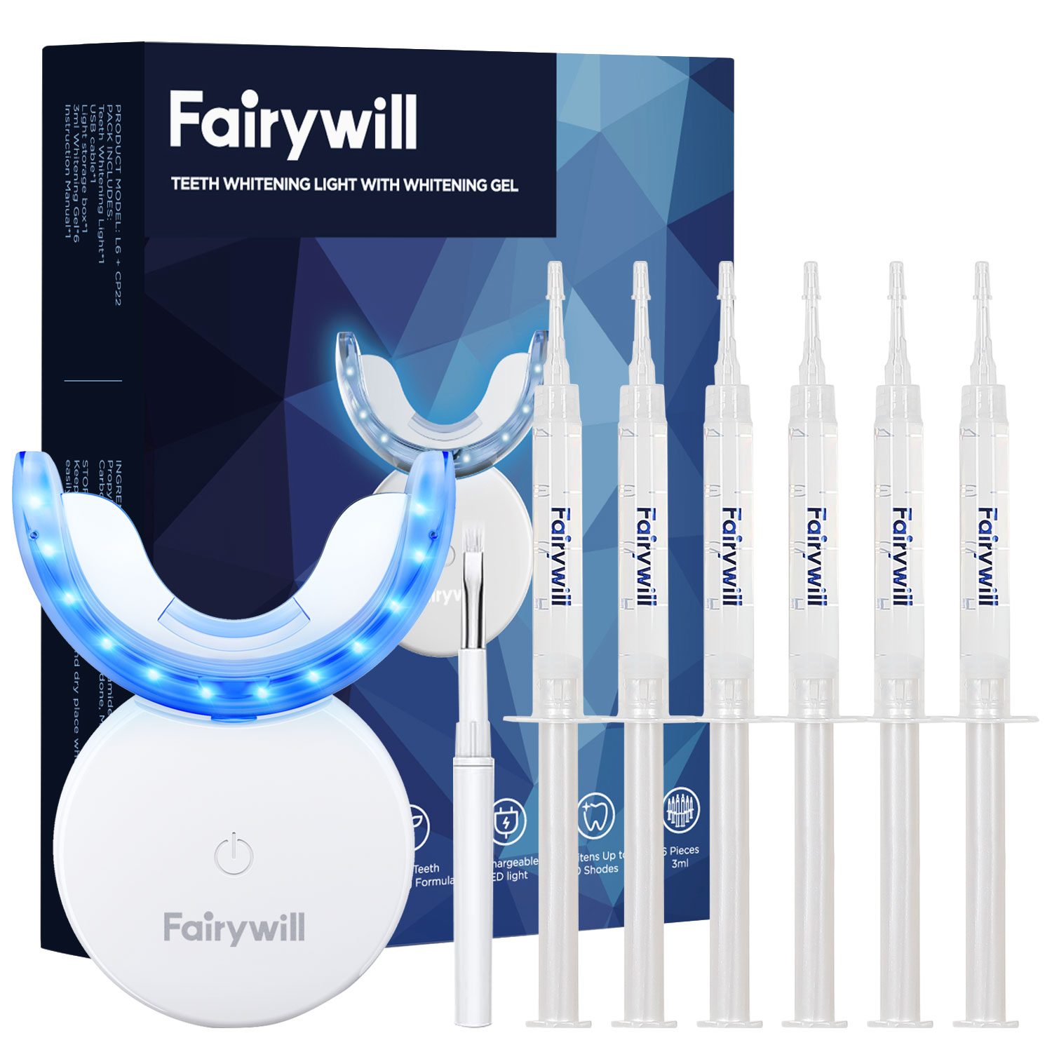 Fairywill Teeth Whitening Kit  - Teeth Whitening Opalescence recensie en prijs