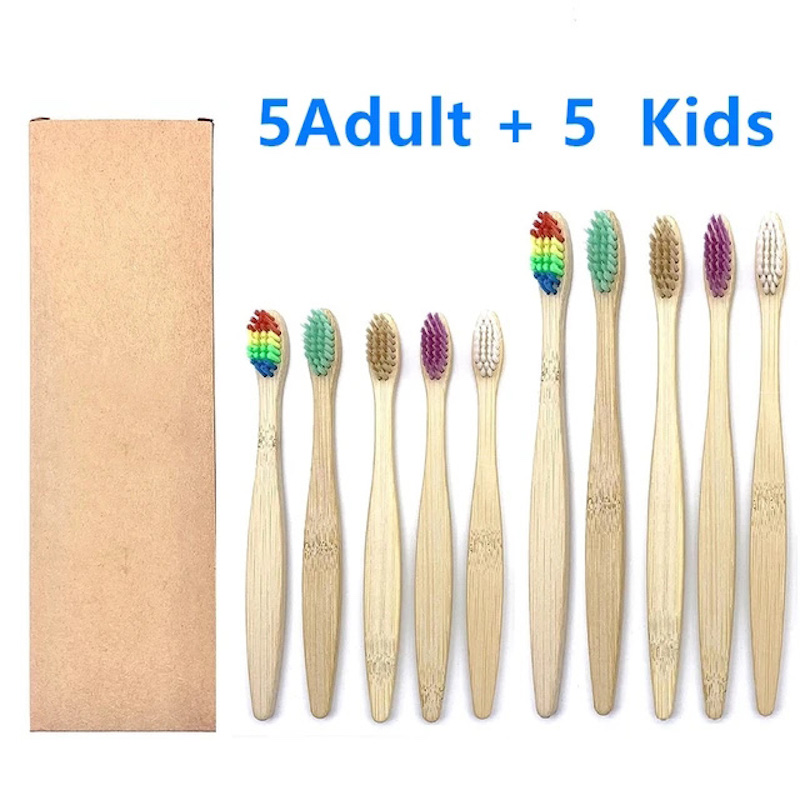 10PCS Natural Bamboo Toothbrus - Teeth Whitening Naturally recensie en prijs