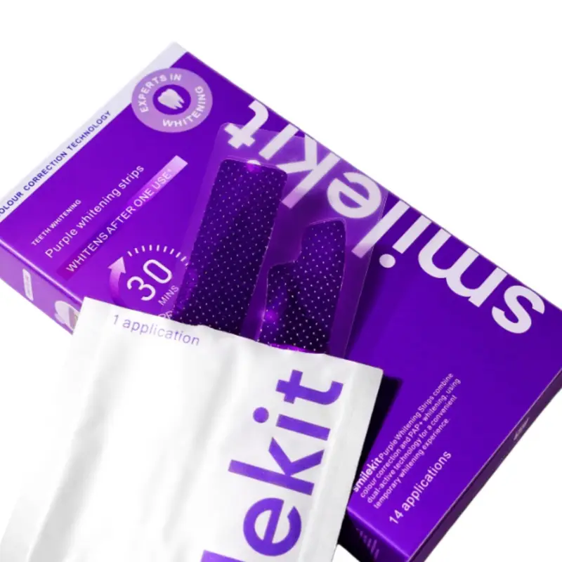 14 Pairs Purple Dental Strips  - Teeth Whitening Crest recensie en prijs
