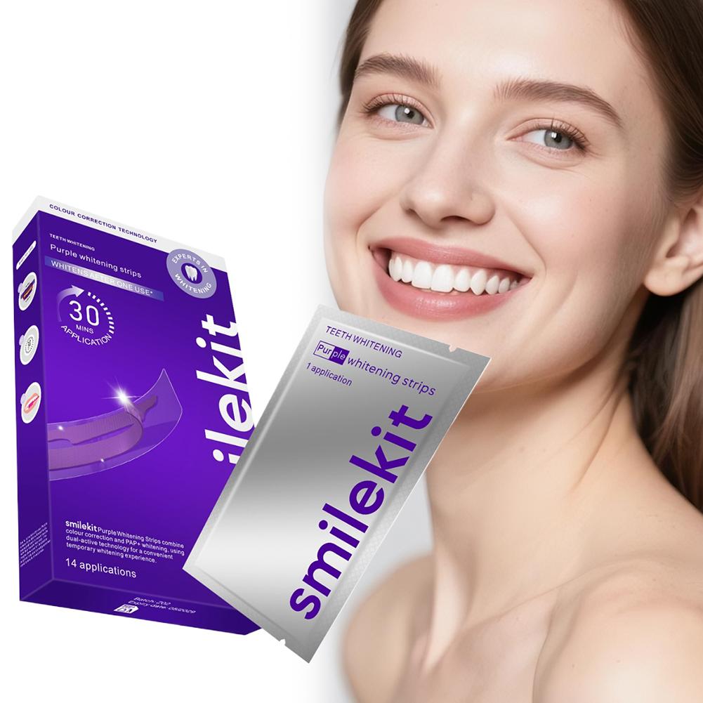 42Pairs Purple Teeth Whitening - Teeth Whitening Crest recensie en prijs