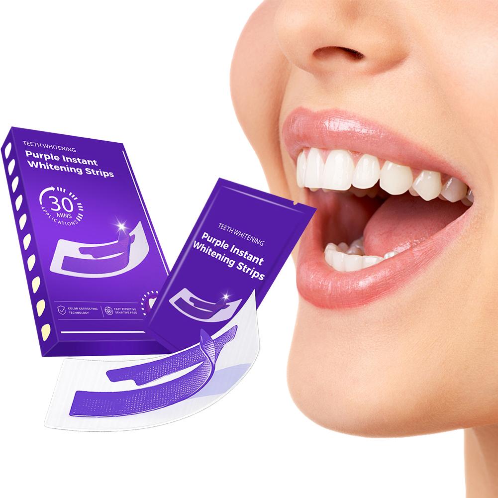 42Pairs Purple Teeth Whitening - Teeth Whitening Crest recensie en prijs