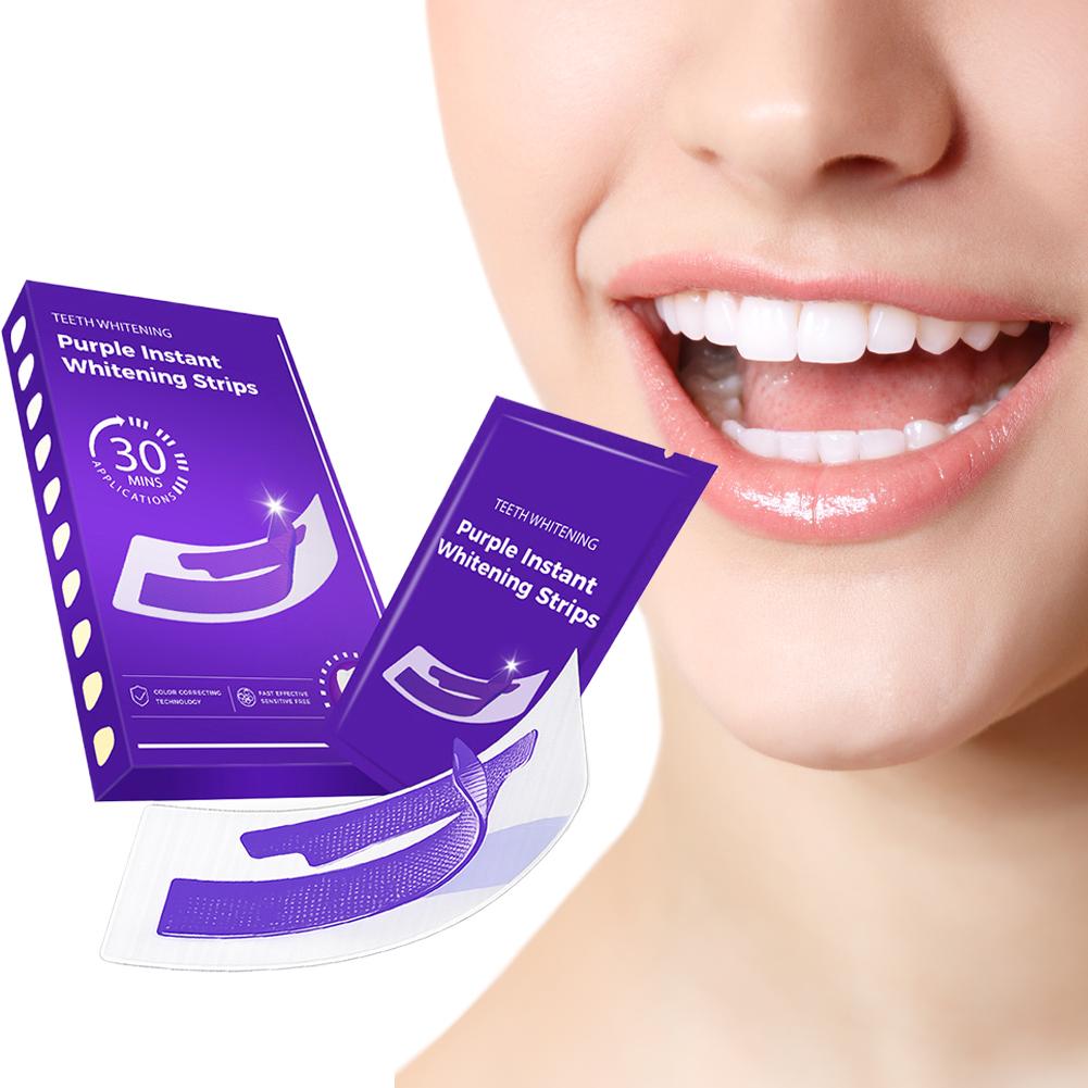 42Pairs Purple Teeth Whitening - Teeth Whitening Crest recensie en prijs