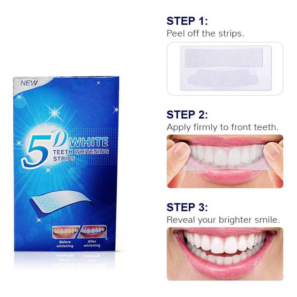 5D White Teeth Whitening Strip - Teeth Whitening In Office recensie en prijs