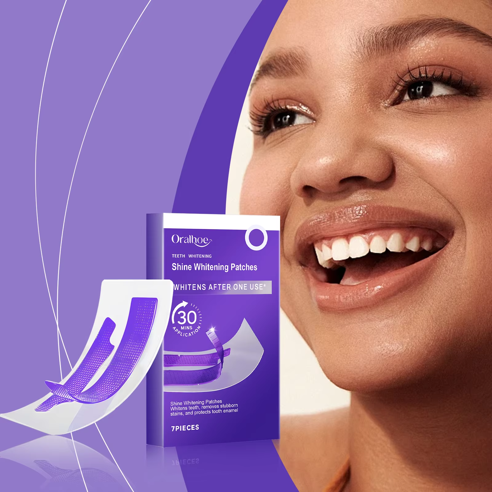 Purple Teeth Whitening Strips  - Teeth Whitening Naturally recensie en prijs