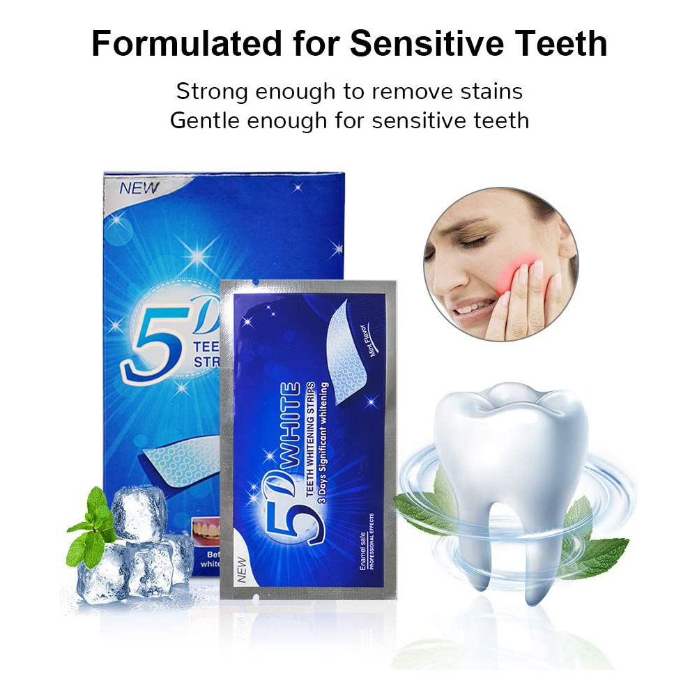 5D White Teeth Whitening Strip - Teeth Whitening Hismile recensie en prijs