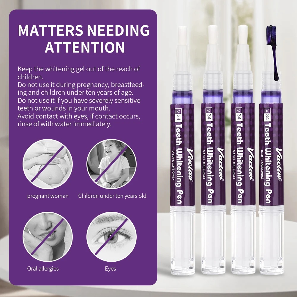 Vaclav V34 Purple teeth whiten - Teeth Whitening Hismile recensie en prijs