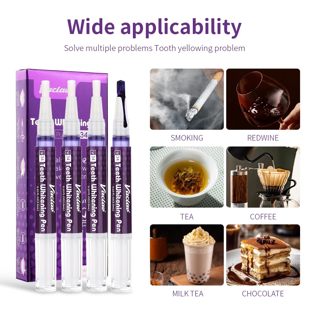 Vaclav V34 Purple teeth whiten - Teeth Whitening Hismile recensie en prijs