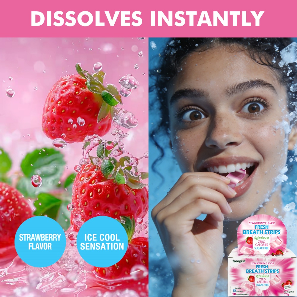 Breath Freshener Cool Strawber - Teeth Whitening In Office recensie en prijs