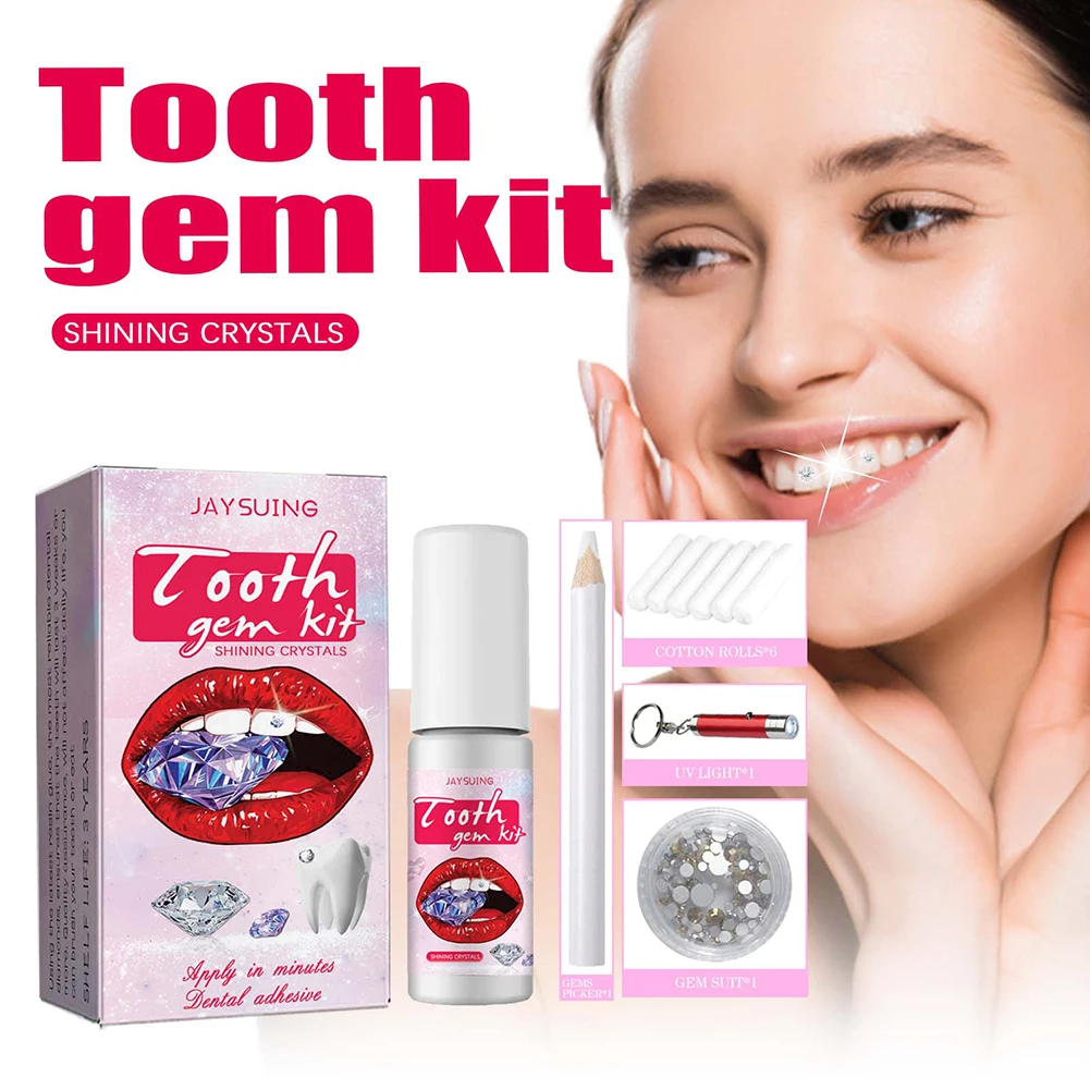 DIY Tooth Gems Kit with Crysta - Teeth Whitening Kit With Light recensie en prijs