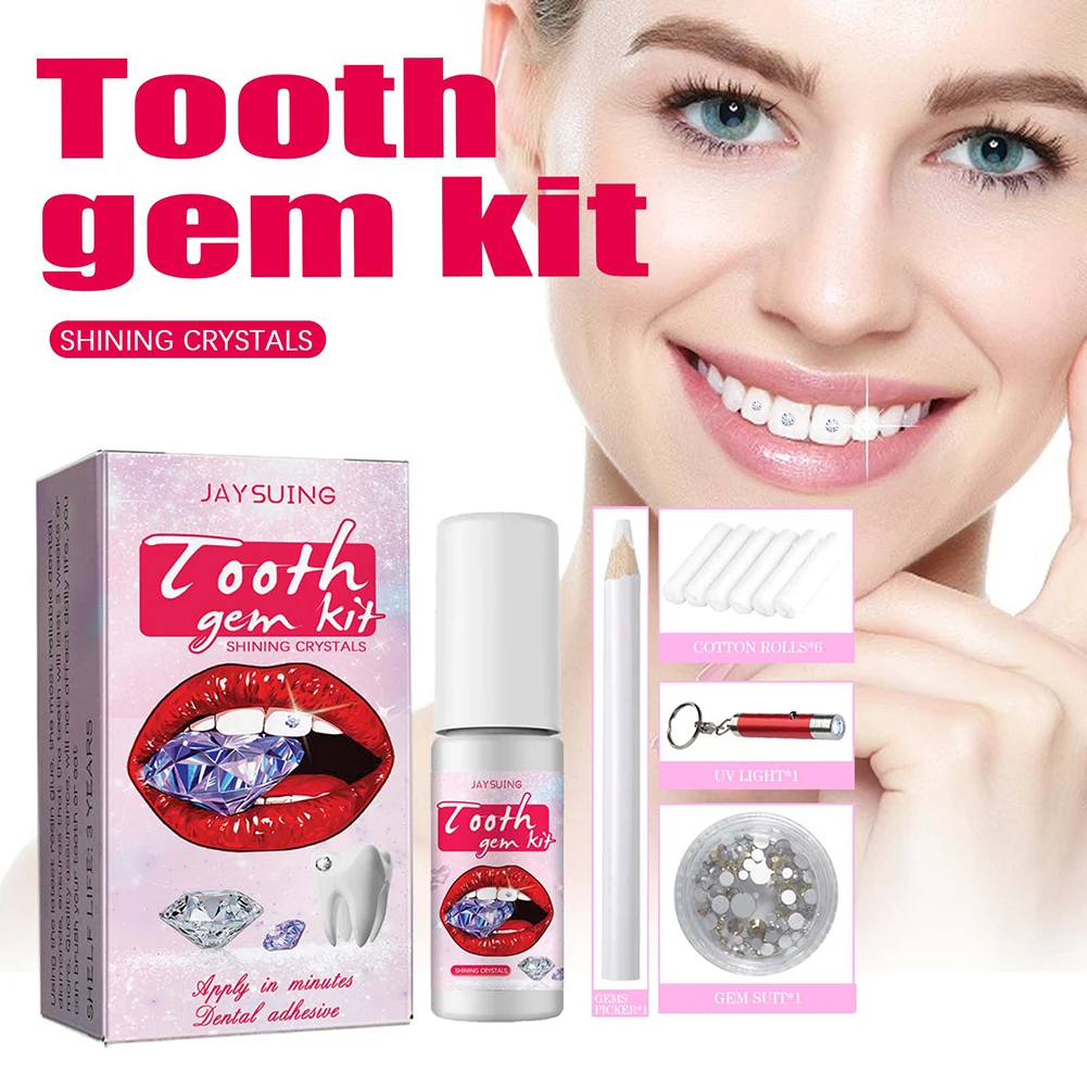 DIY Tooth Gems Kit with Crysta - Teeth Whitening Kit With Light recensie en prijs