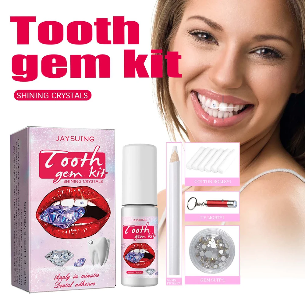 DIY Tooth Gems Kit with Crysta - Teeth Whitening Kit With Light recensie en prijs